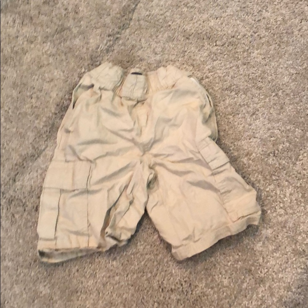 Place khaki shorts